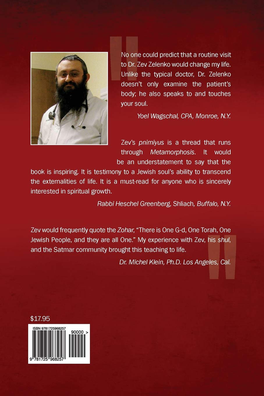 Amazon Fr Metamorphosis Zelenko M D Dr Vladimir Zev Livres