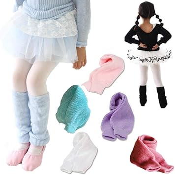 Amazon レッグウォーマー 子供 バレエ ダンス ミニヨン 体操 ジャズ ヒップホップ フィギュア おしゃれ で 可愛い リブ編み ブラック バレエ専門店ミニヨン バレエ