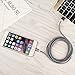 Taiyun Lightning Cable Charger 4Pack (3ft 5ft 6ft 10ft) Lengths Combination Durable and Fast Charging Cords for iPhone 7/7+/6/6+/6s/6s+/5/5s/5c/SE, iPad and More (gray)