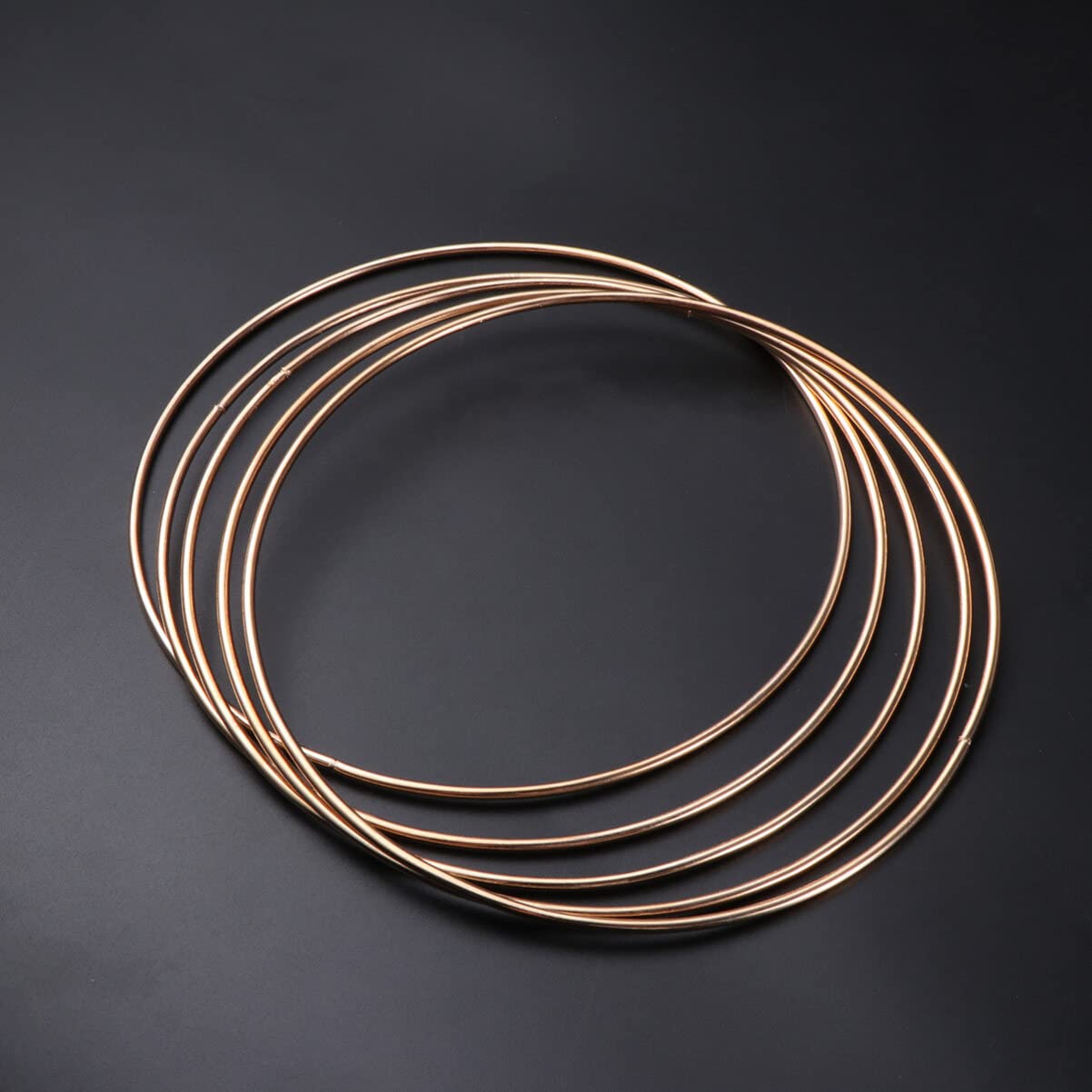 Healifty Dream Catcher Metal Hoops 10pcs Metal Rings Hoops Macrame Rings Metal Dreamcatcher Rings Hoops for DIY Craft Dream Catcher 35mm Macrame Garland