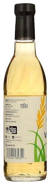 365 BY WHOLE FOODS MARKET, ORGANIC RICE VINEGAR, 12.7 FL OZ, 12.7 FL OZ