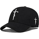 3D Embroidered Christian Hat for Men & Women, Jesus Faith Cross Hat, Religious Gifts for Christians Clothes
