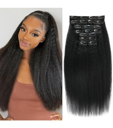 NWT- Sensual 18” clip in human hair extensions 18 main image 3