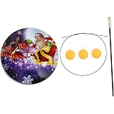Table Tennis Trainer Set Ping Pong with Stainless Steel Base, Rod Elastic | Tennis Training Equipment - Table Tennis Practice Tool Made of Material, Can be Used for a Long Time