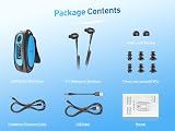 AGPTEK IPX8 Waterproof MP3 Player with Screen and Clip view 9