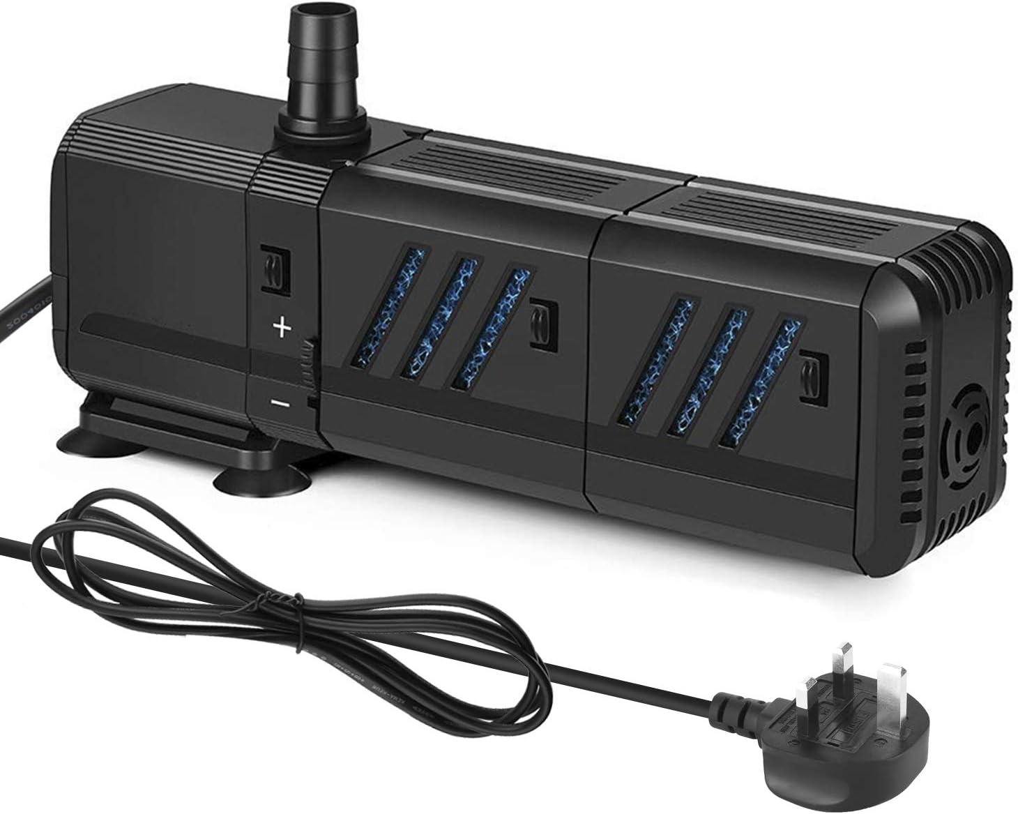 WISBUY Fish Tank Filter Aquarium Internal Filter 4 in 1 Adjustable