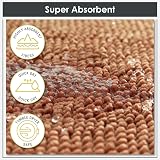 Emma Barclay Noodle Soft Touch Non-Slip Bathroom Rug Burnt Orange 40x60cm view 6