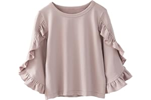 Colorful Childhood Little Girls Ruffle Bat T Shirt Autumn Princess Girl Blouses Spring Tops