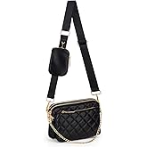 UTO Small Crossbody Bags for Women 3 in 1 Trendy Belt Purse Fashion Designer Mini Cute Sling Fanny Chest Pack