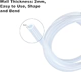 LAVMHAB Silicone Tube 8mm ID x 12mm OD 1.5m Food Grade Water Air Pipe Flexible view 5