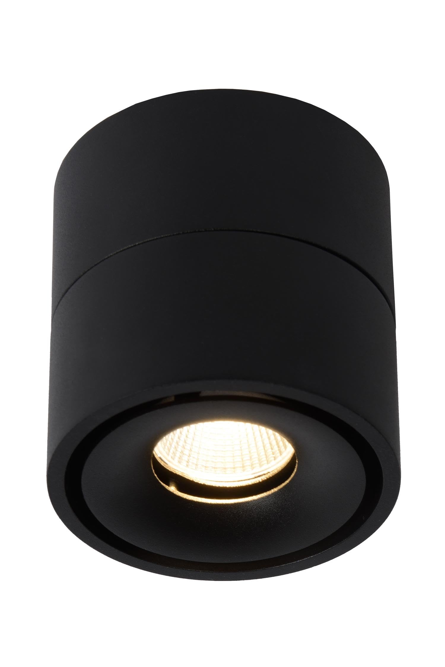 LUCIDE YUMIKO - Ceiling Spotlight - Ø 7,8 cm - LED Dim. - 1x10W 2700K - Black