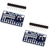 ACEIRMC 2pcs ADS1115 16 Bit 16 Byte 4 Channel I2C IIC Analog-to-Digital ADC PGA Converter with Programmable Gain Amplifier Hi
