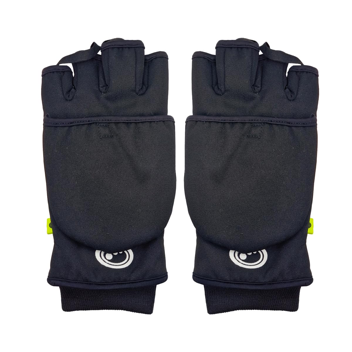 Optimum Dry Wrap Winter Gloves Thermal Warm Half Finger Waterproof Resistant Windproof Visible Breathable Sport running Hockey Driving Outdoors - Xtra Large