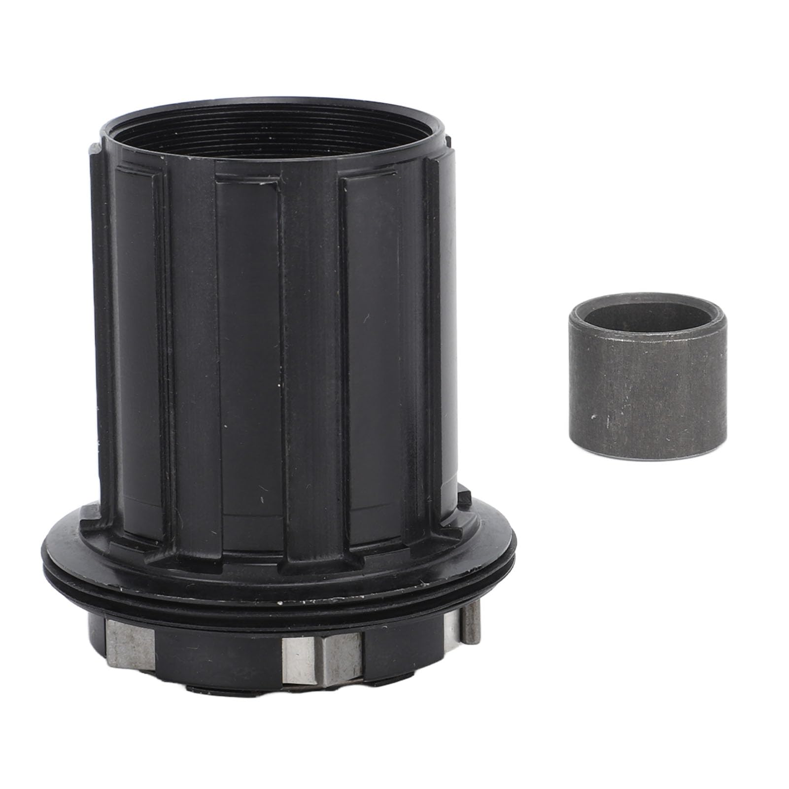 Buachois Bike Freehub Body, Bike Freewheel Hubs Tool, 12mm 11 Speed Ratchet System Two Bearing Cassette Freewheel Body Replacement for Road Mountain Bike