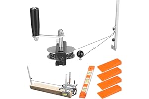 Chainsaw Mill Winch Kit for Chain Saw Milling - Efficient Chainsaw Accessories with Lever Arm, Perfectly Balances the Saw Mil