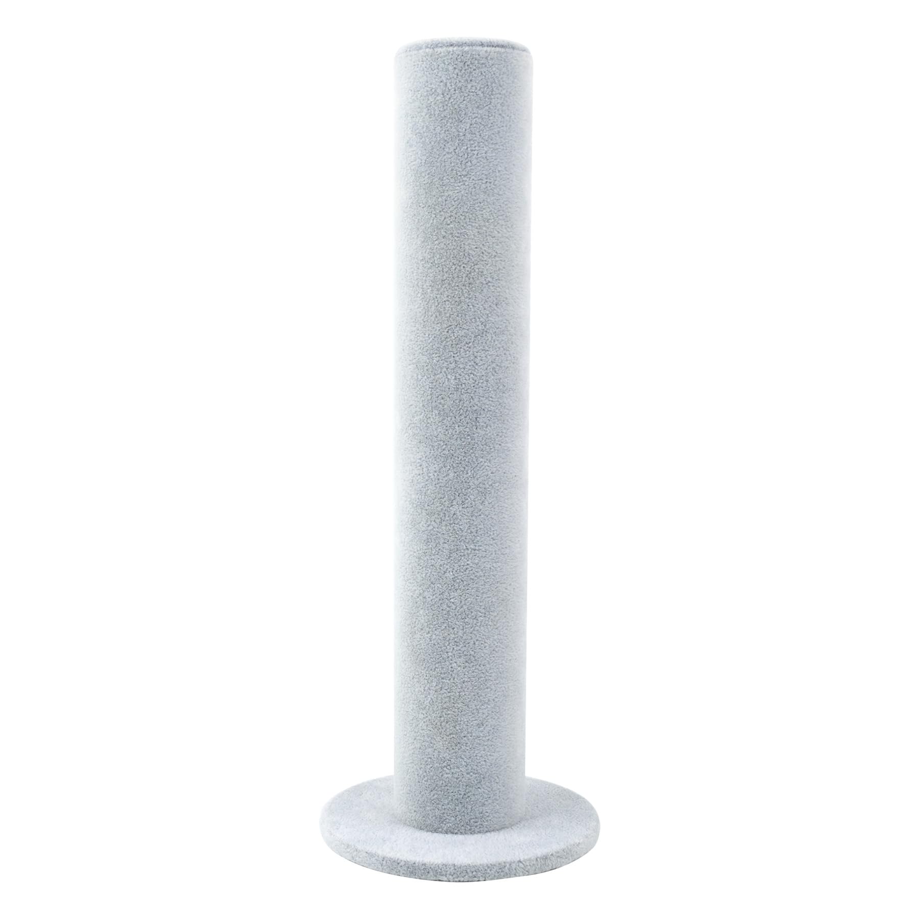 AUEAR, Velvet Vertical Tower Display Bracelet Hair Band T-Bar Holder for Headband Scrunchie (Gray, 1-Pack)