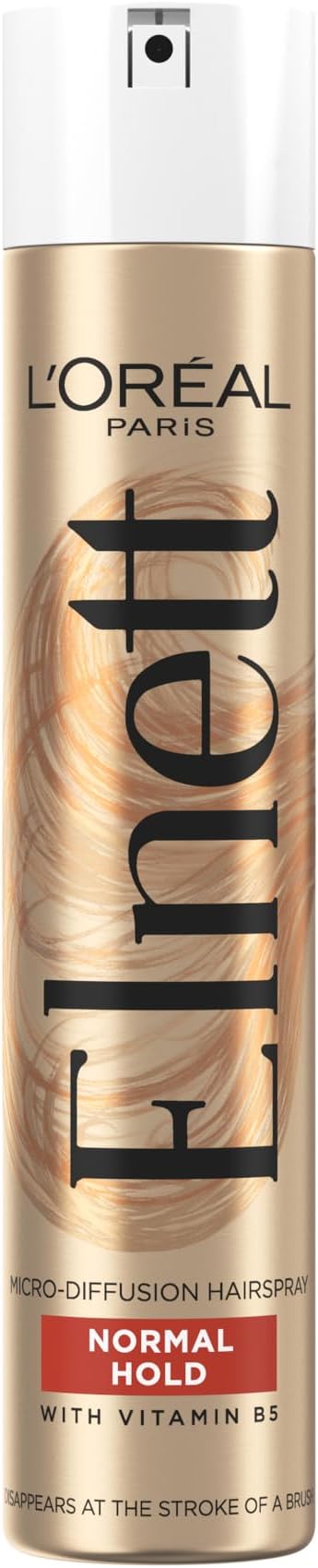 L'Oreal Paris Elnett Hairspray Normal Hold 24H Natural Shine Clean Restyle 400ml