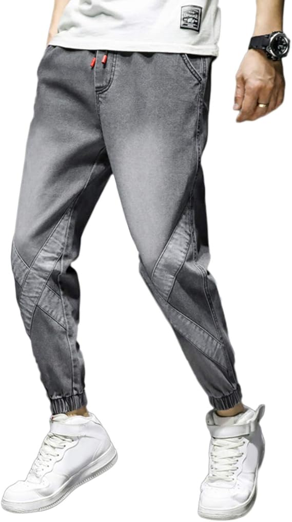 Amazon 在庫限り スカイシイ ３種類展開 デニム ジョガーパンツ 長ズボン ボトムス M 3xl ジーンズ 通販