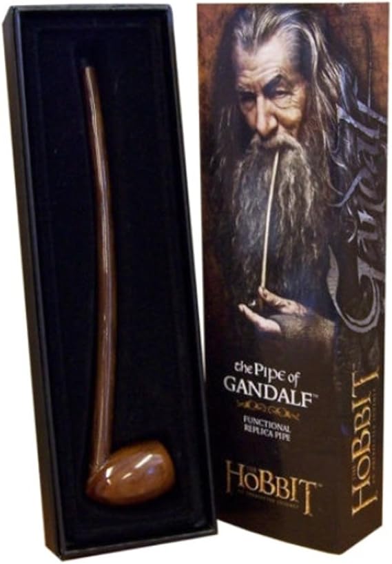 Official The Hobbit Pipe of Gandalf The Grey Functional Prop Replica