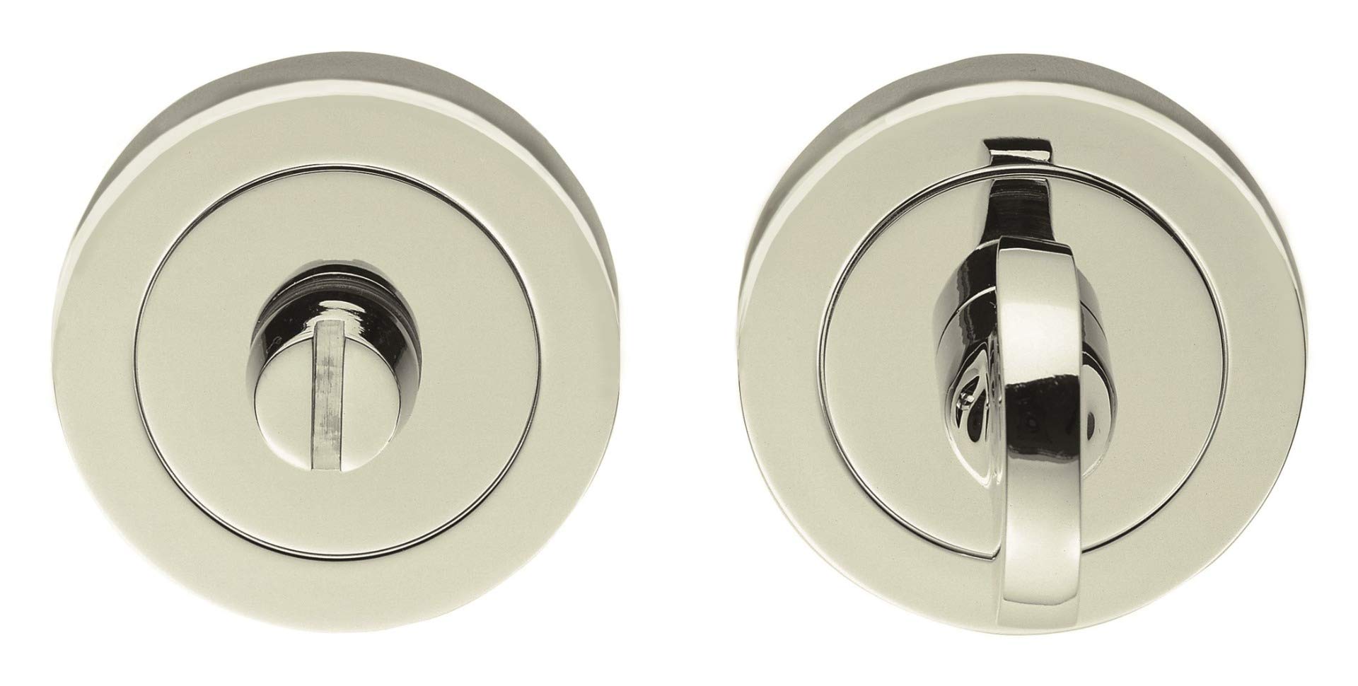 Carlisle Brass SZR004PN Serozzetta Thumbturn/Bathroom Turn, Polished Nickel