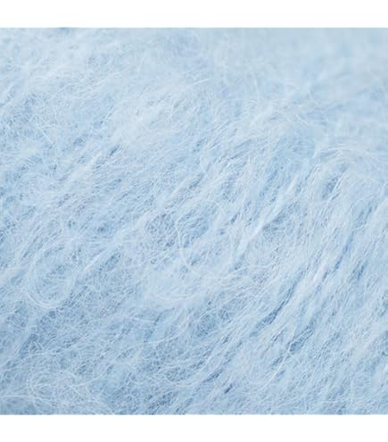 Drops AIR Baby Alpaca Merino Wool Yarn - Worsted Weight 1.8oz 164 Yards Sea Blue