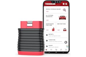 THINKCAR THINKDIAG BD6 OBD2 Scanner Bluetooth,Wireless All System Code Reader Diagnostic Tool for iOS & Android,5+ Hot Reset 
