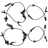 NewYall Front Rear Left and Right ABS Wheel Speed Sensor | for Honda Accord 2.4L/3.5L 2008-2012