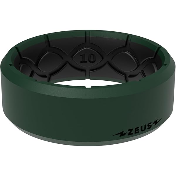 Buy Groove Life Silicone Wedding Ring For Men - Breathable Rubber Rings For Men, Lifetime Coverage, Unique Design, Comfort Fit Mens Ring - Original Solid Anchor Size 9 Online