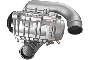 Universal Supercharger Compressor Booster, High Performance Aluminum Turbo Blower for 2.0L-3.5L Car & SUV Engines Mixizap