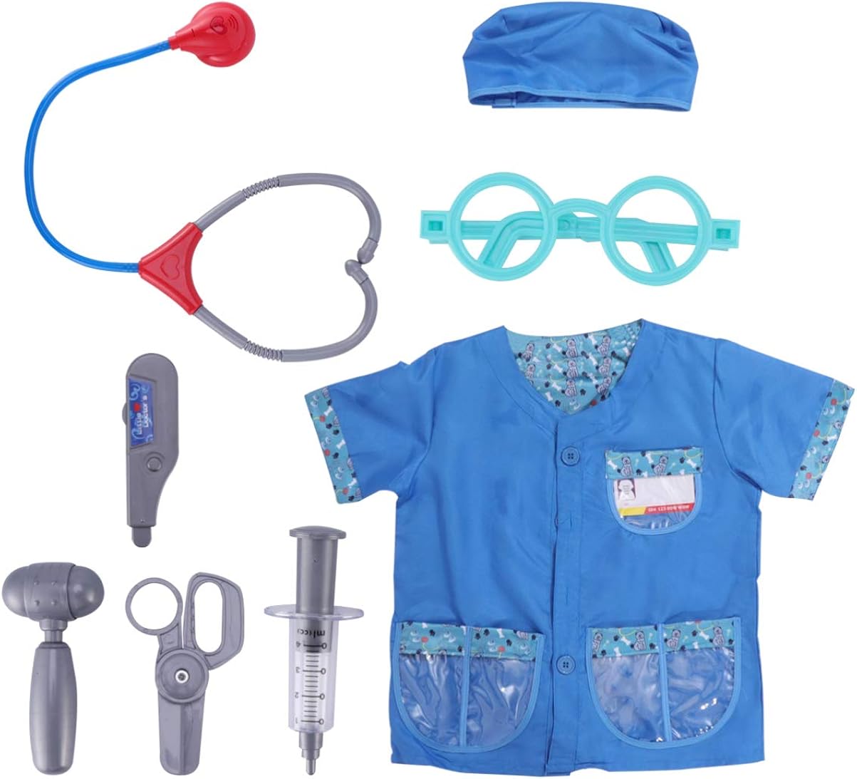PRETYZOOM Veterinarian Role Game Set Costume Children Veterinarian Fake