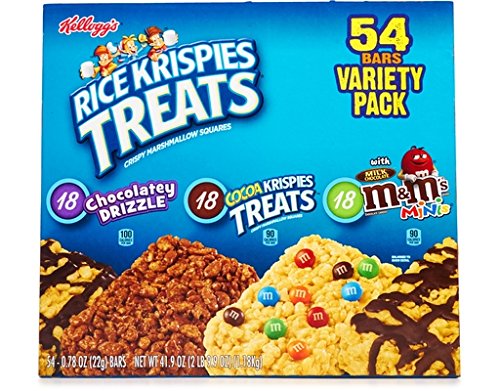 Kellogg rice krispies treats variety pack, 54 ct.