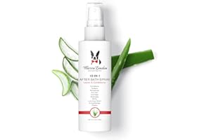 Warren London 10-in-1 After Bath Dog Spray | Leave-in Conditioner & Detangler for Dogs | Aloe Vera, Silk Amino Acids & Green Tea | Fresh Scent | 4oz Travel Size | Made in USA