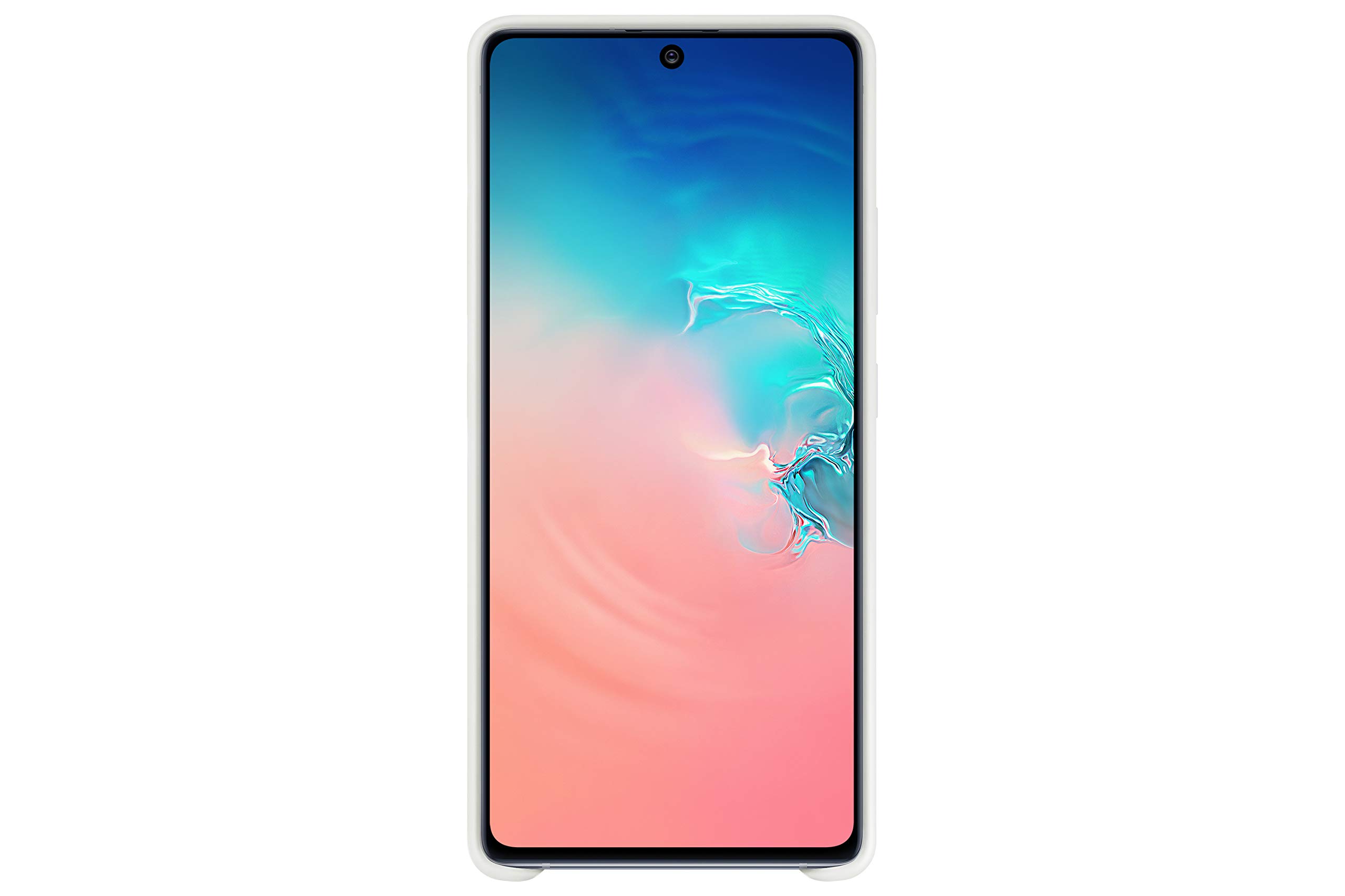 Samsung Silicone Cover for S10 Lite (R5) (2020) White, EF-PG770TWEGEU