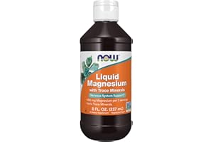 NOW FOODS NOW Supplements, Liquid Magnesium with Trace Mineral, Nervous System Support*, 8-Ounce