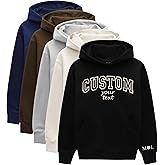 Parahouse Custom Embroidered Hoodie Design Your Own, Personalized Embroidered Sweatshirt for Women Men, Personalized Gifts