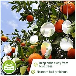 De-Bird Repellent Disks, 8 Pack Set Bird Deterrents