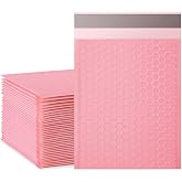 Bubble Mailers, 8.5x11 Inch Padded Bubble Mailers Pack of 50 Bubble Envelopes Opaque Self Seal Adhesive Waterproof Bags for Shipping and Packaging (Pink, 8.5x11-50Pc)