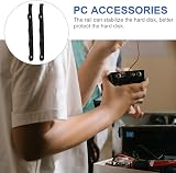 Hemobllo 3.5 Inch HDD Mounting Rails Pair ABS Plastic Tool-Free PC Drive Holder view 3