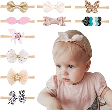 elastic bow headband