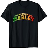 Official Bob Marley Rasta Logo T-Shirt