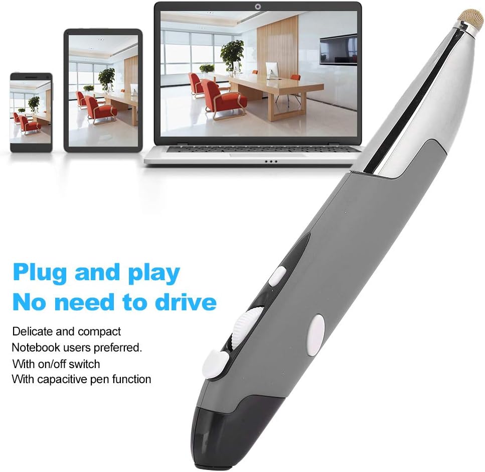 Wireless Pocket Pen Mouse, Adjustable 800/1200/1600dpi USB Light Pen for Laptops Tablets, Smartphones - Image 5