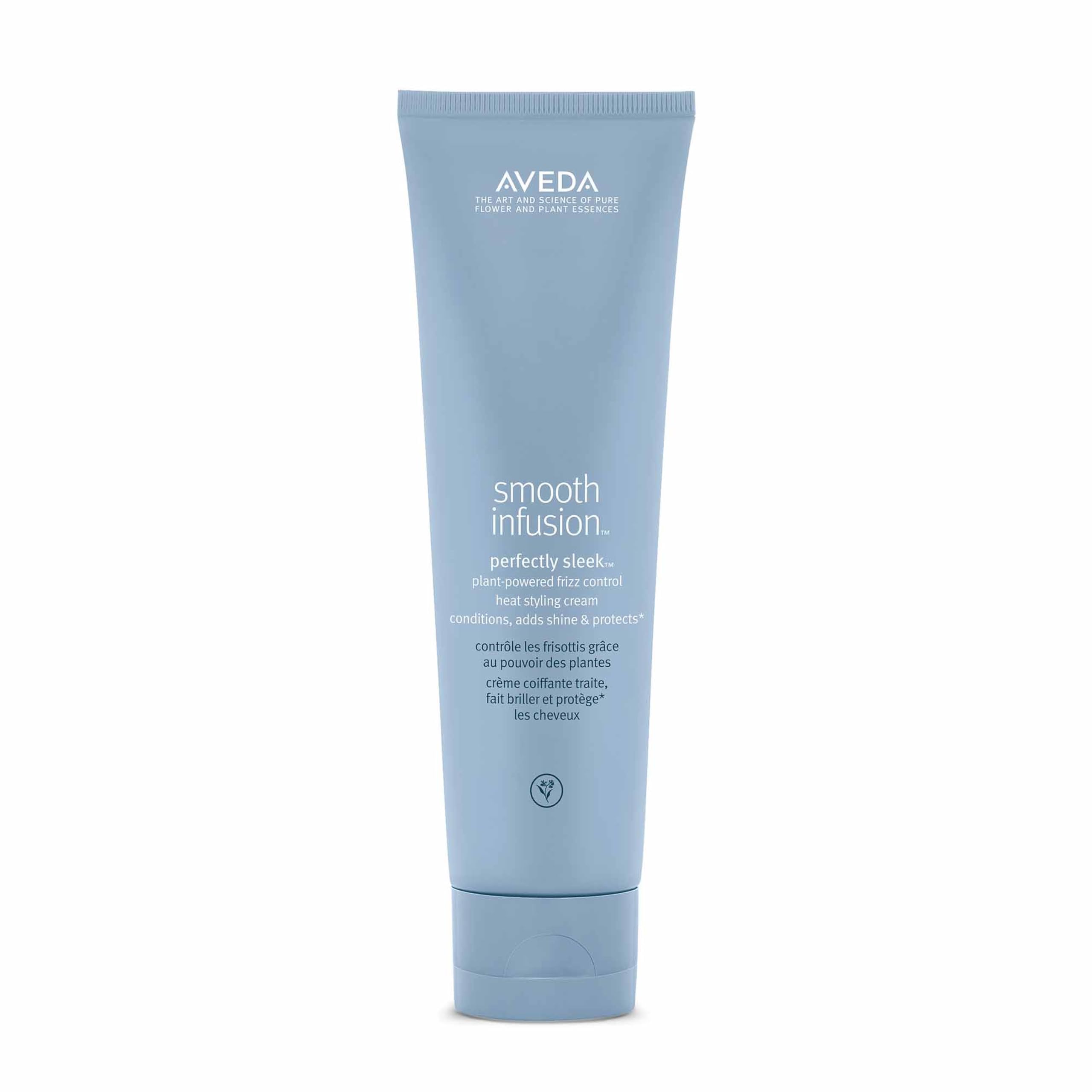 Aveda Smooth Infusion Perfectly Sleek | Heat-Activated Hair Styling Cream | Curly & Coily Hair | Protects Against Frizz, Humidity & Heat | Silicone Free | 97% Naturally Derived*, 150ml