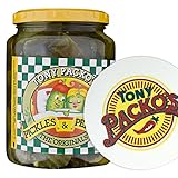 Tony Packo's The Original Pickles and Peppers, 24 Ounce - 1 Jar with FREE Jar Opener