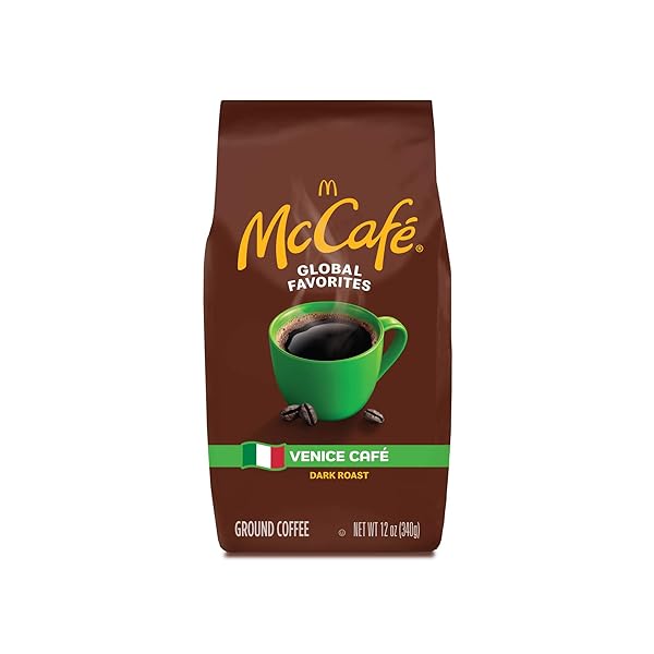 MCCAFE VENICE CAFÉ, GROUND COFFEE, DARK ROAST, 12OZ...