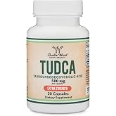 TUDCA, Extra Strength 500mg Capsule, Tauroursodeoxycholic Acid, 30 Capsules | Bile Flow + Post-Cholecystectomy Support, Genuine Bile Acid TUDCA, Authentic Bitter Taste, 500mg per Cap, Third-Party Tested