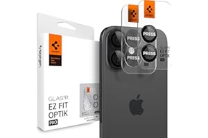 Spigen Camera Lens Screen Protector [GlasTR EZ Fit Optik Pro] Designed for iPhone 17 | iPhone 16 Plus | iPhone 16 [Case Frien
