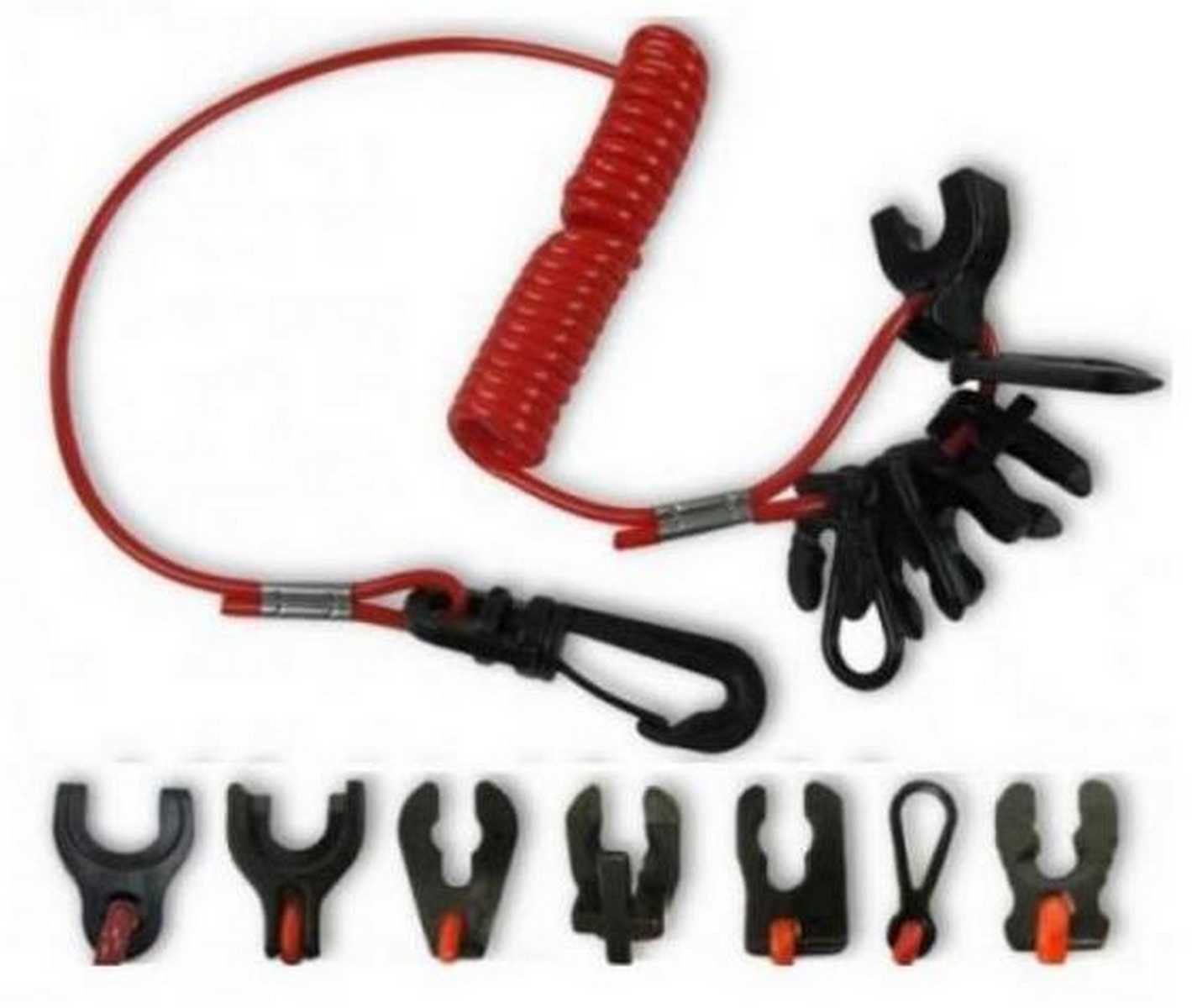 Trem Kill Cord Lanyard with 7 Unique Keys