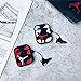 Mulafnxal Compatible with Airpods 1&2 Case,Cute 3D Luxury Funny Cartoon Character Silicone Airpod Cover,Fun Cool Design Skin,Fashion Chic Stylish Cases for Kids Teens Boys Men Air pods(Red Flying Man)