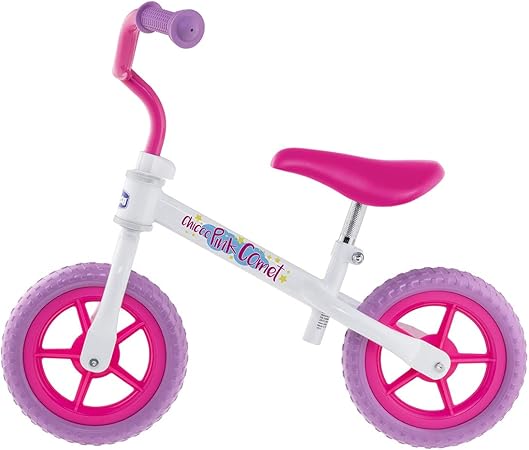 pink chicco balance bike