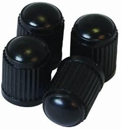 All Trade Direct 10x Black Plastic Tyre Valve Dust Caps